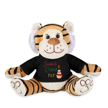 Weihnachtself - Plüschtiger - Schwarz - Vorne