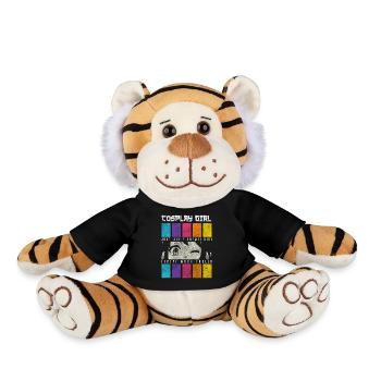 Disguise Mask Japan Fan - Plush Tiger - black - Front