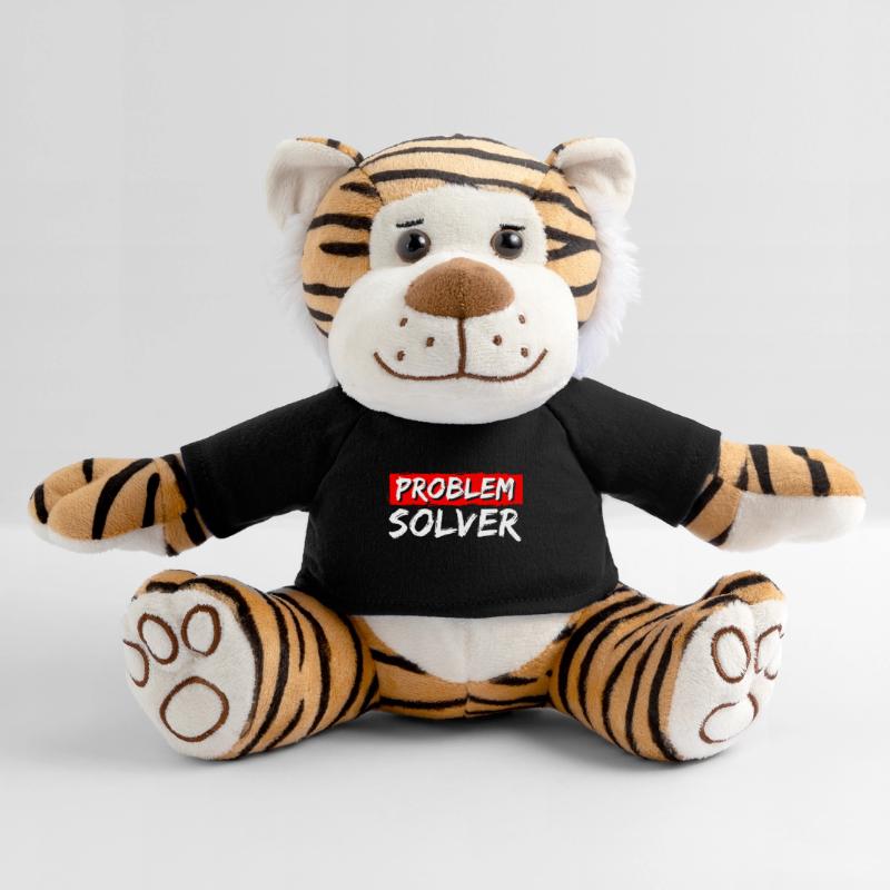 Solution Funny No problem Plush Tiger