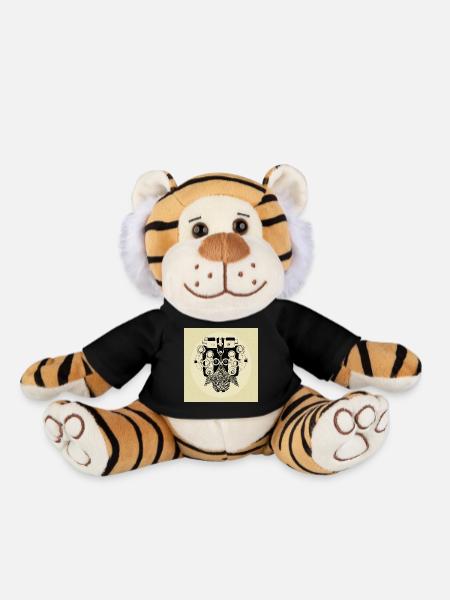 Phoropter Hibou Poster - Peluche Tigre - noir
