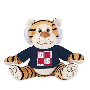 Fliegerabzeichen Polen air force roundel Pologne - Peluche Tigre - bleu marine - Devant