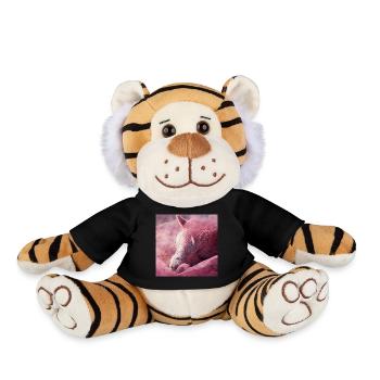 Bébé cheval gît sur le sol Rosa II - Peluche Tigre - noir - Devant