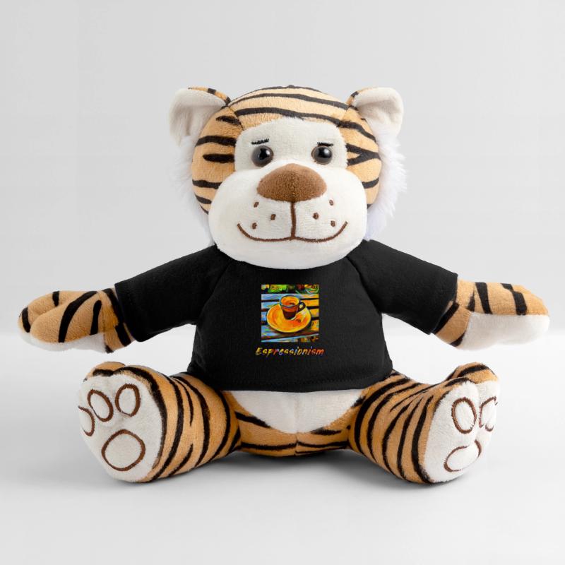 Un expresso expressionniste devient espressionnisme Peluche Tigre