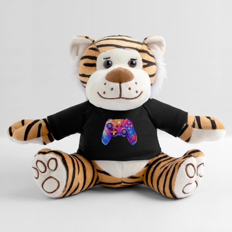 Pixel art video game controller Plush Tiger