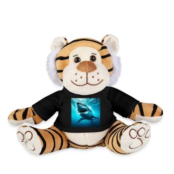 Great White Shark - Plush Tiger - black - Front