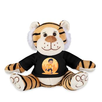 Marathon Boy Graphic - Plush Tiger - black - Front