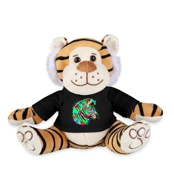 Zebra - Plush Tiger - black - Front