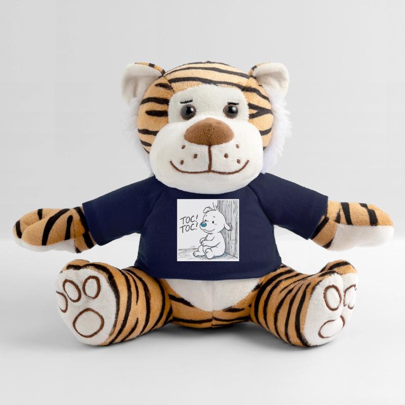 Idéfix Frappe Toc Toc Toc Peluche Tigre