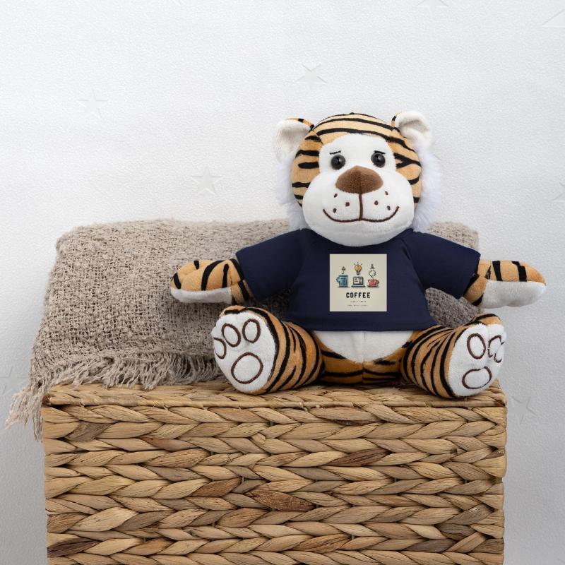 Conception du code du café Peluche Tigre