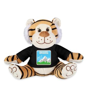 Mount Kongur - Plush Tiger - black - Front