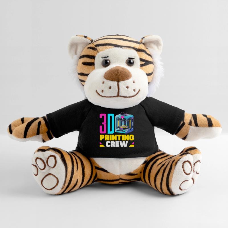 Équipe de robotique spatiale d’impression 3D Crew Maker Drôle Peluche Tigre