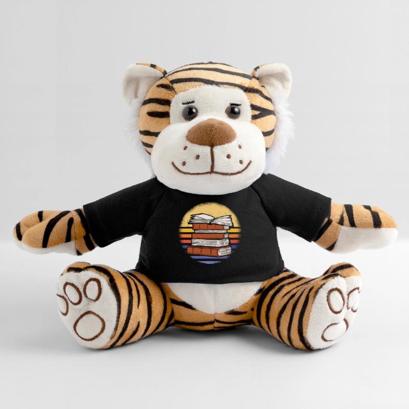 Écrivain Rétro Coucher De Soleil Écriture Peluche Tigre
