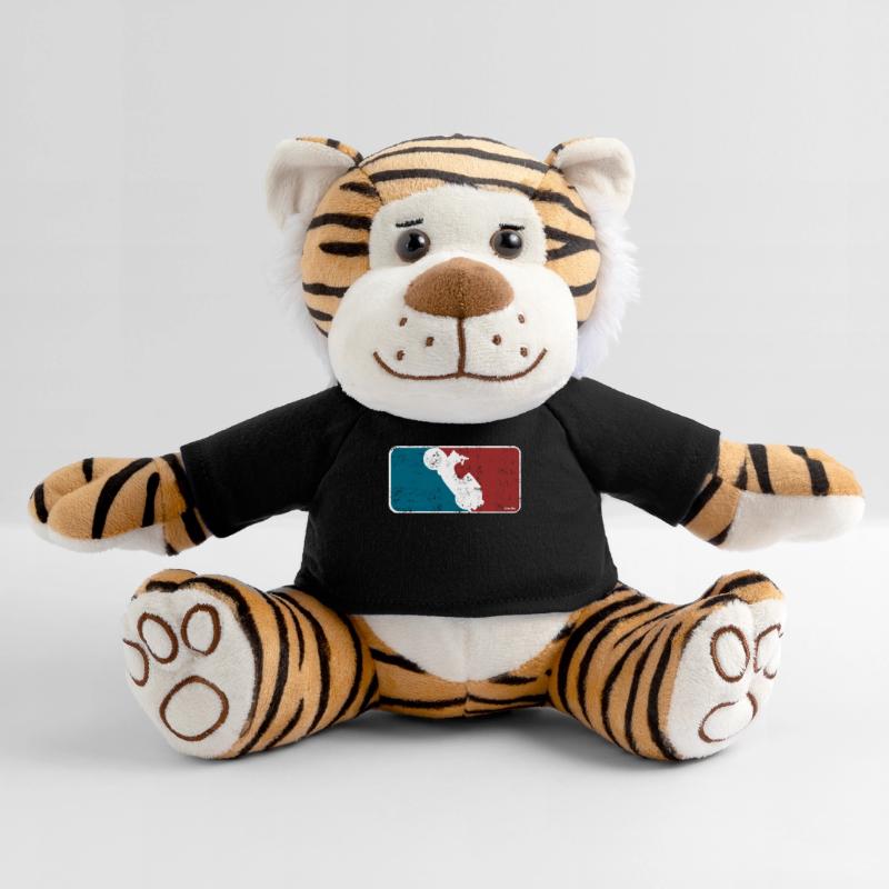 Logo de conception de baseball Simson Schwalbe Peluche Tigre
