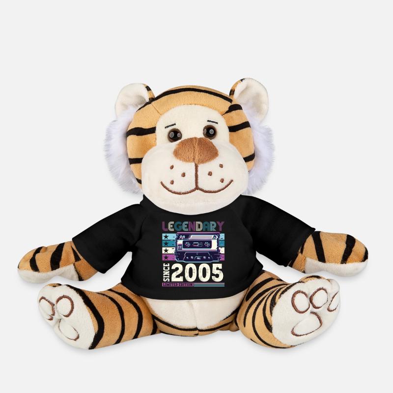 Legendär 2005 17. Geburtstag Geschenk Herren - Fun - Plüschtiger - Schwarz