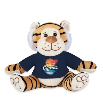 Cyprus - Plush Tiger - french navy - Front