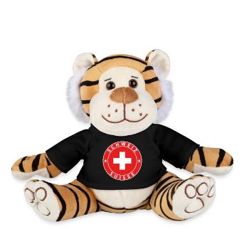 Switzerland - Plush Tiger - black - Front