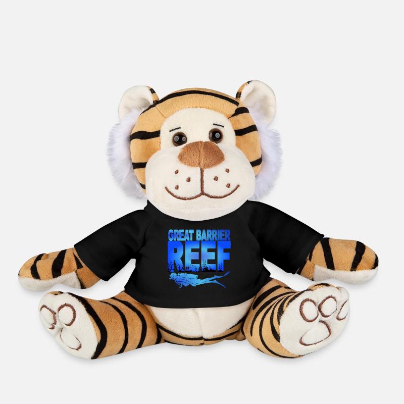 GREAT BARRIER REEF - Taucher - Plüschtiger - Schwarz