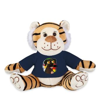 Zimbabwe - Peluche Tigre - bleu marine - Devant