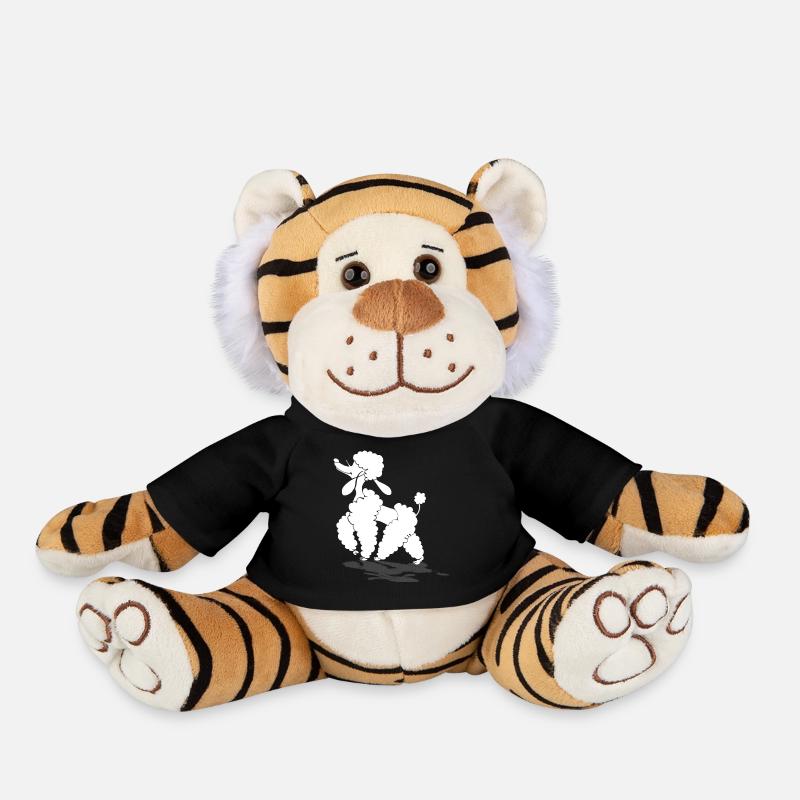 poodle - Plush Tiger - black