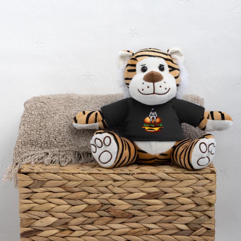 Astronaute spatial Cheeseburger Peluche Tigre