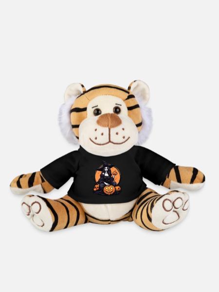 Halloween Witch - Plush Tiger - black