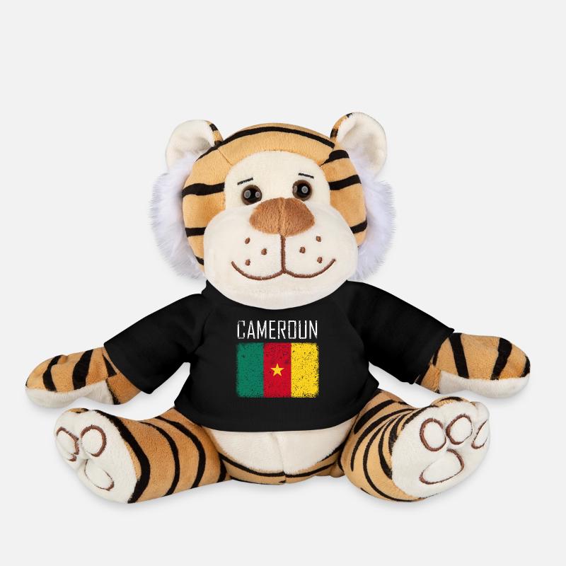 Cameroun - Peluche Tigre - noir
