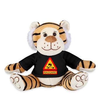 Méfiez-vous des graisseurs - Peluche Tigre - noir - Devant