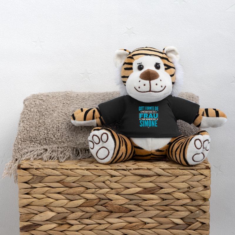 Conception de nom Simone Peluche Tigre