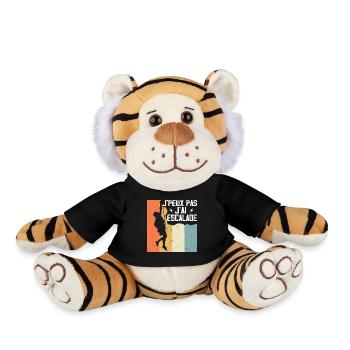 Je Peux Pas J'ai Escalade - Peluche Tigre - noir - Devant