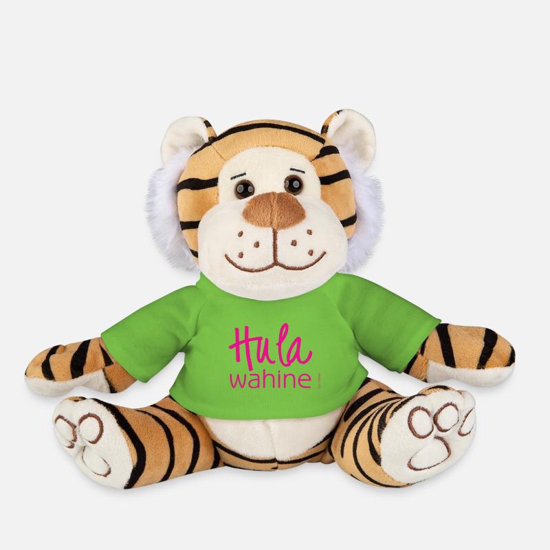 Hula wahine - Plush Tiger - light green