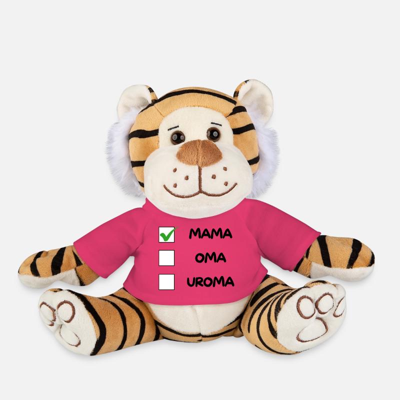 MAMA Checklist - Plush Tiger - pink