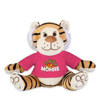 Carotte - Peluche Tigre - rose - Devant