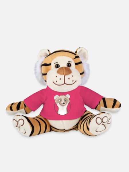 frecher Wiesel - Plüschtiger - Pink