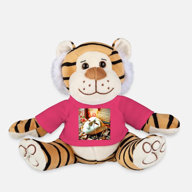 Mask Break Retro Setting - Plush Tiger - pink
