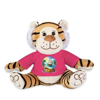 Ship's dream spherical image - Plush Tiger - pink - Front