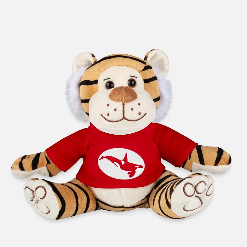 orca - Plush Tiger - red