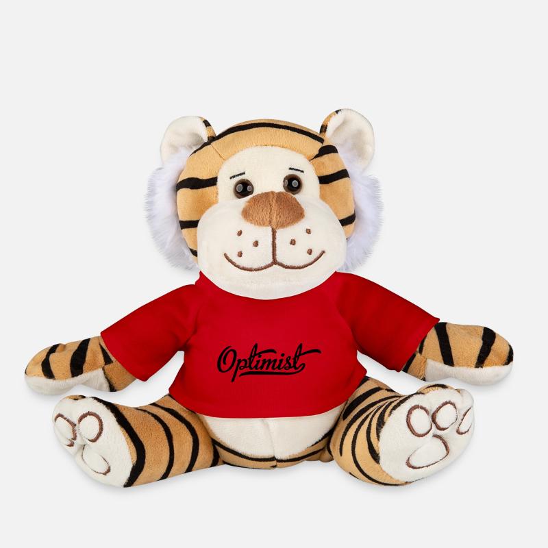 Optimist - Plush Tiger - red