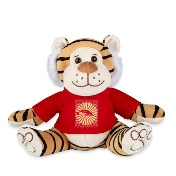 whale - Plush Tiger - red - Front