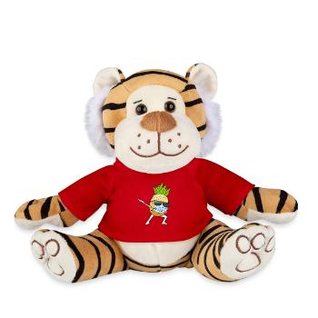Ananas - Peluche Tigre - rouge - Devant