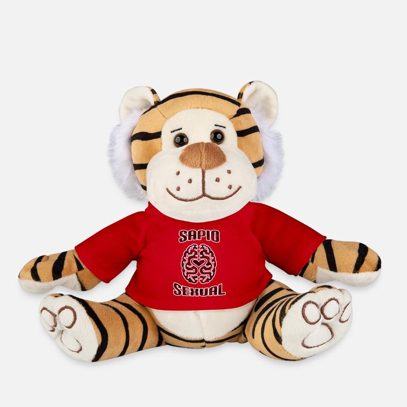 Sapiosexual - Plush Tiger - red
