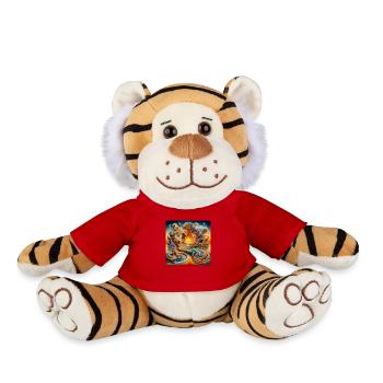 Temple Psyart - Plush Tiger - red - Front