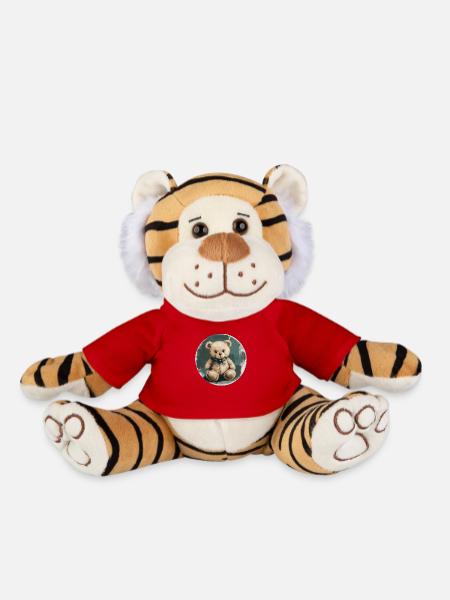 Eleganter Teddybär: Kuschelige Nostalgie! - Plüschtiger - Rot
