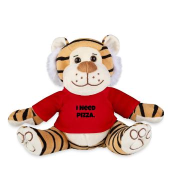 Funny sayings - Plush Tiger - red - Front