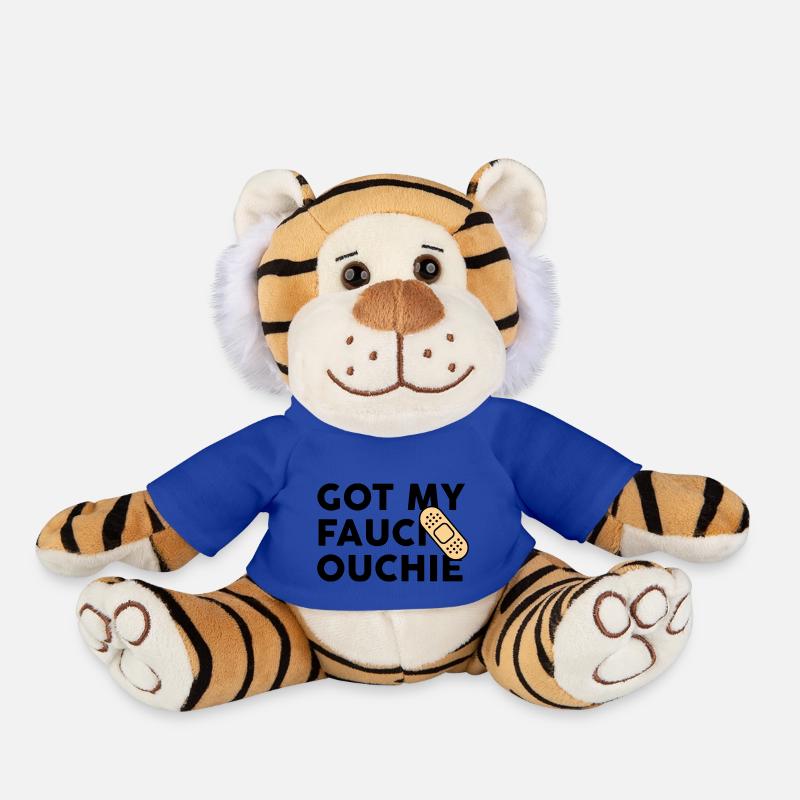 #Vaccinated - Plüschtiger - Königsblau