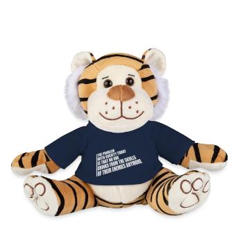 drinks from enemies skulls - Plush Tiger - french navy - Front