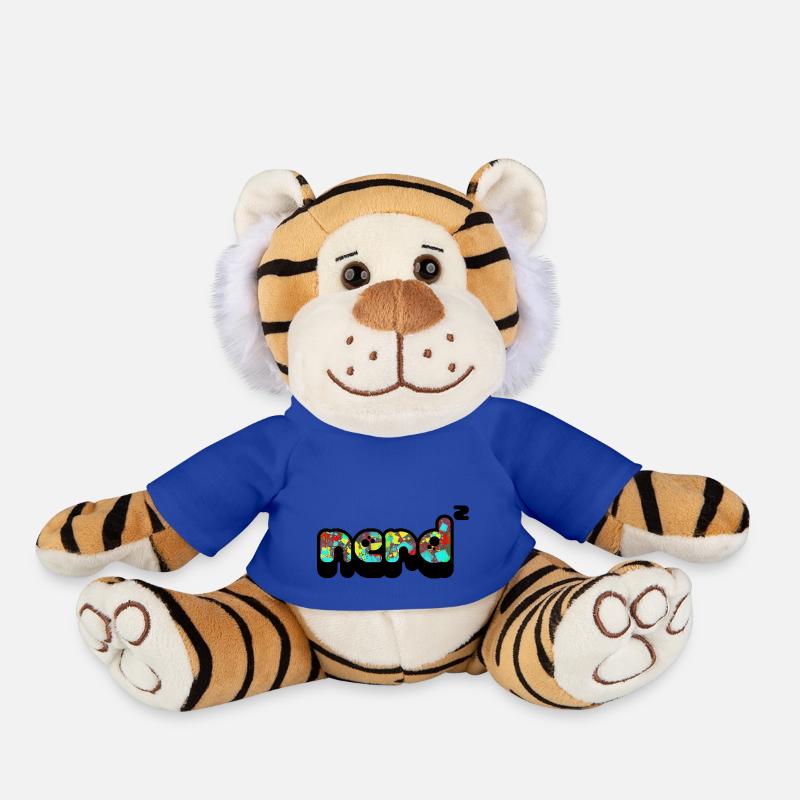 Nerd - Plüschtiger - Königsblau