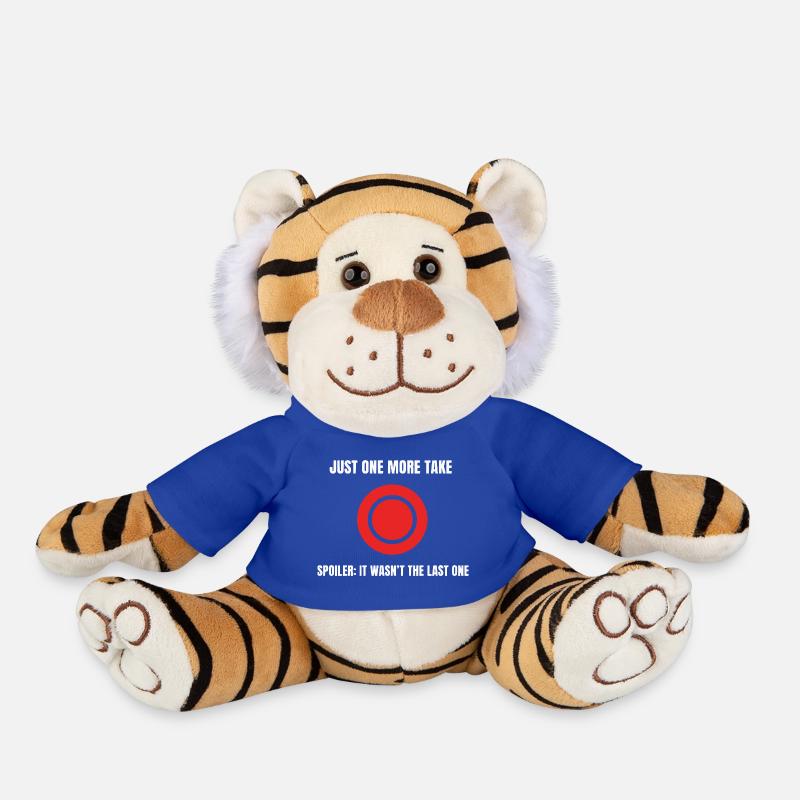 One more take – final clip - Plush Tiger - royal blue