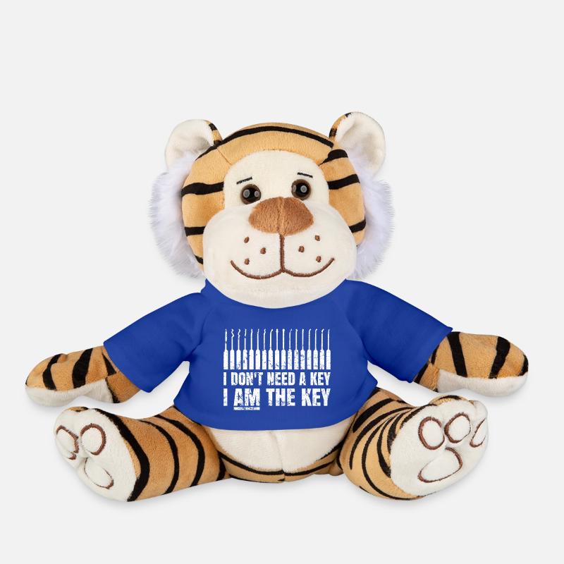 Lockpicking Lock Picking Tool - Plush Tiger - royal blue