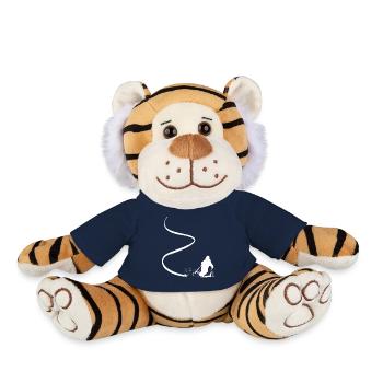 Ski tracks - Plush Tiger - french navy - Front