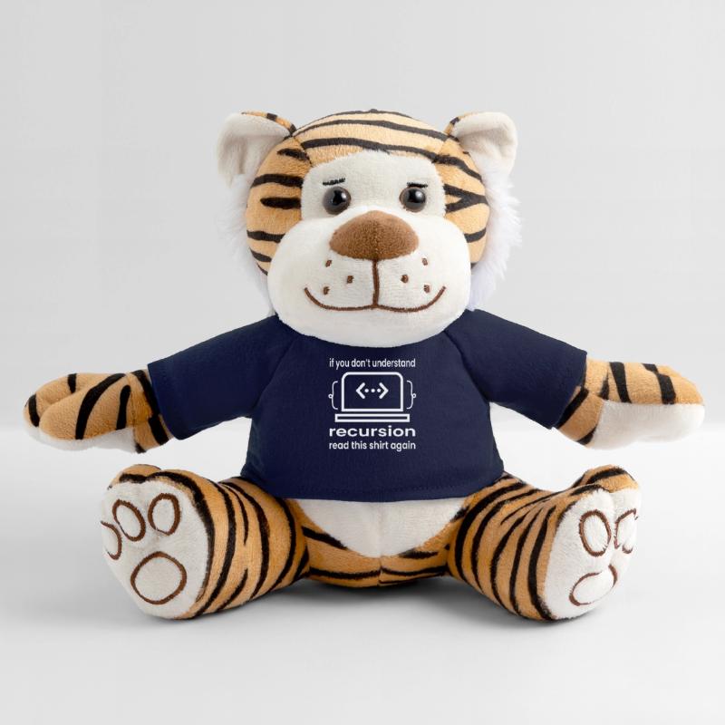 Software Developer Programmer Gift Plush Tiger